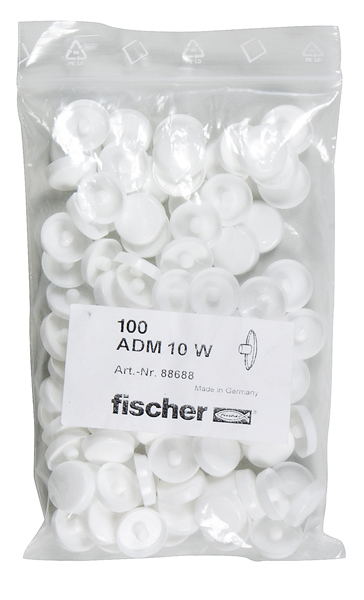 FISCHER Abdeckkappen für Metallrahmendübel ADM f. F-M / KUNSTSTOFF