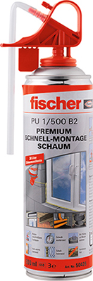 FISCHER Schnell-Montageschaum PU / -