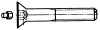 Art. Metrische Schrauben mit Schließkopf, Senkkopf ähnlich DIN 7991, ISO 10642