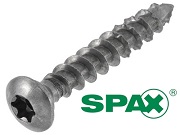 SPAX Pfostenschrauben, Zentrierkopf, Vollgewinde, selbstbohrend, TORX