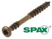 SPAX Fassadenschrauben Antikoptik, Linsensenkkopf, Fixiergewinde mit 4CUT-Spitze, T-Star plus (Innensechsrund TX)