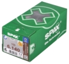 SPAX-Holzbauschrauben-Zylinderkopf-Vollgewinde-mit-4CUT-Spitze-T-Star-plus-Innensechsrund-TX-WIROX-Stahl-weiss-verzinkt