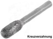 Hartmetallfräser C, Zylinder Walze, CS=Schnellverzahnung, CK=Kreuzverzahnung